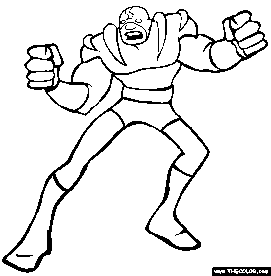 Strong Lad Coloring Page